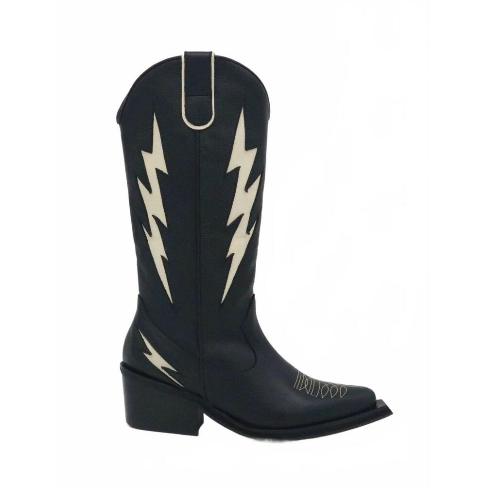 NEW STIVALI NEW YORK women's kiss boots in black